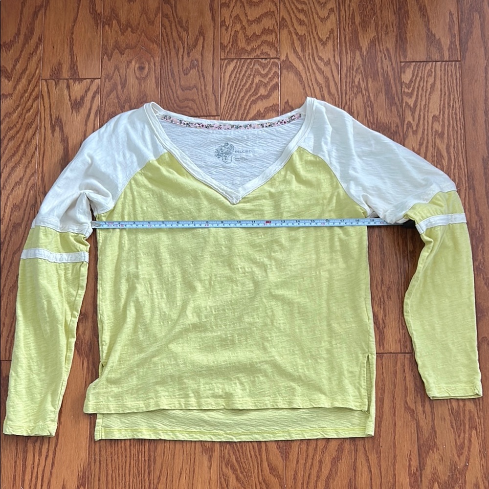 Pilcro Two-Tone Long Sleeve Shirt